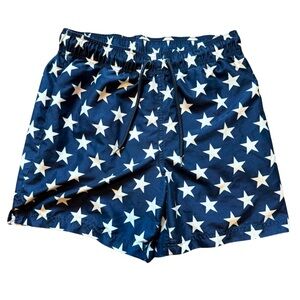 George USA Flag Swim Shorts Men’s Medium Mesh Lined 32-34